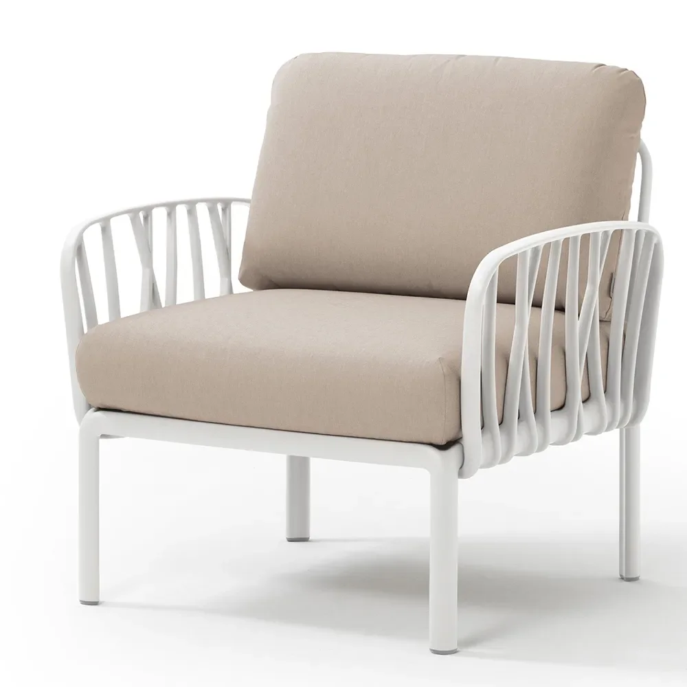 Nardi, Komodo fåtölj White - Canvas Sunbrella