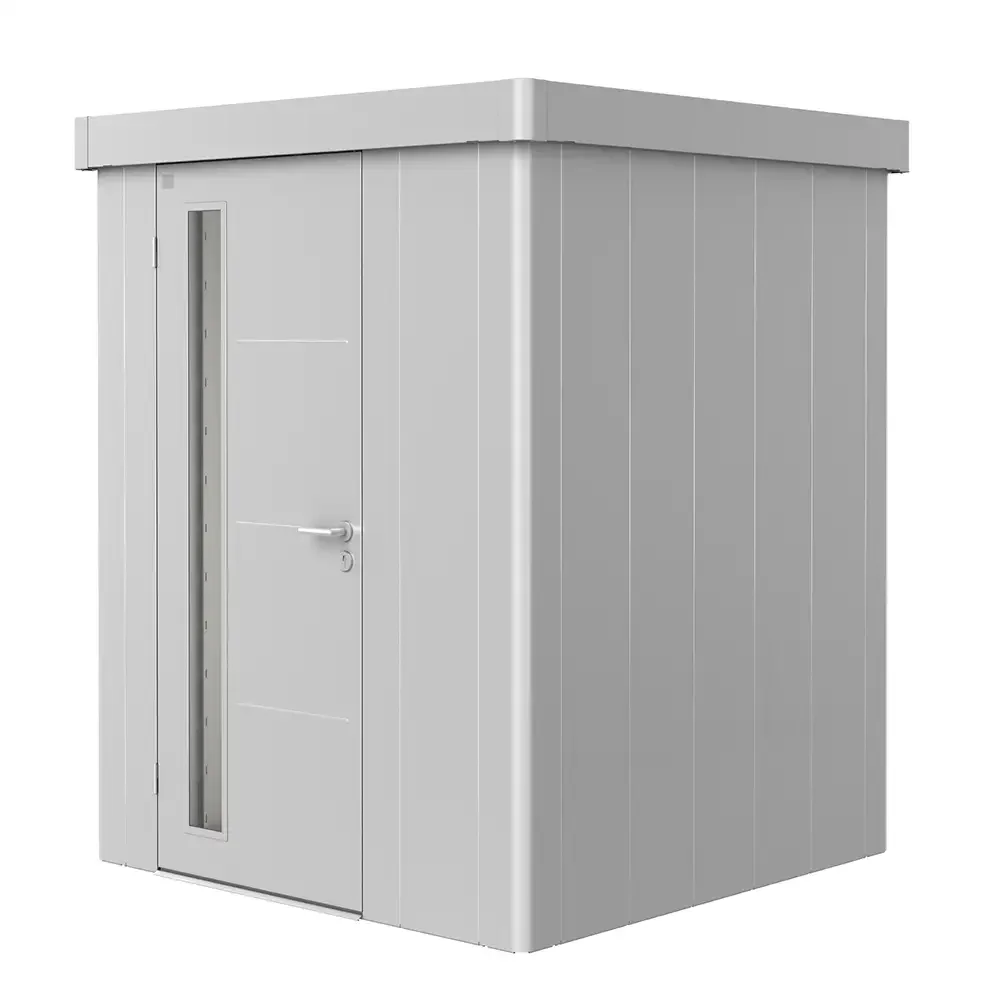 Biohort, Trädgårdsskjul Neo 1A med Standarddörr, metallic silver