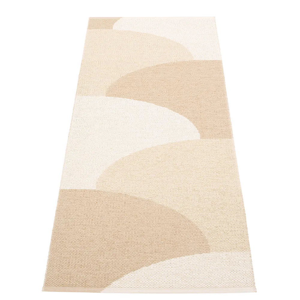 Pappelina, Hill matta Vanilla/Beige/Cream 70 x 180cm