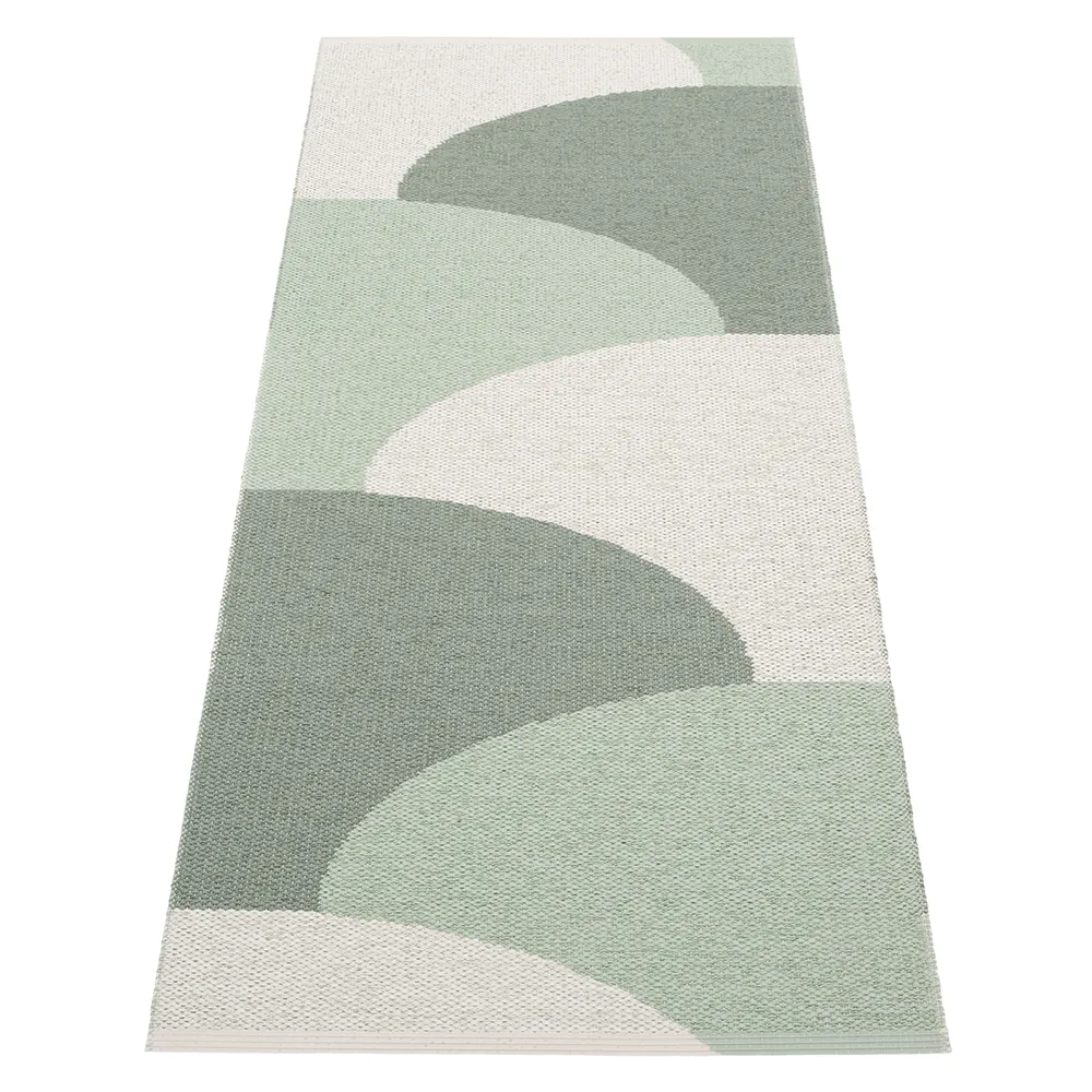 Pappelina, Hill matta Army/Misty Mint/Fossil Grey 70 x 180cm