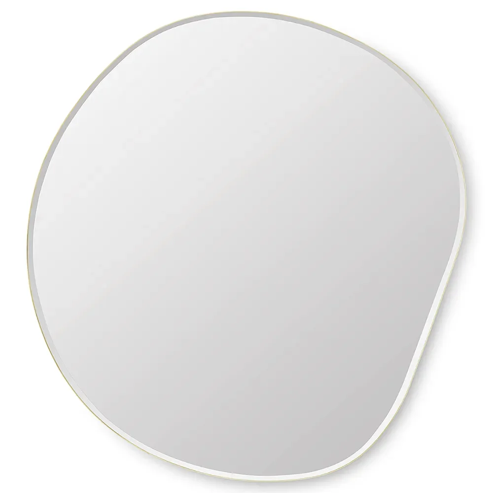 Ferm Living, Pond Spegel 87x94 cm Brass