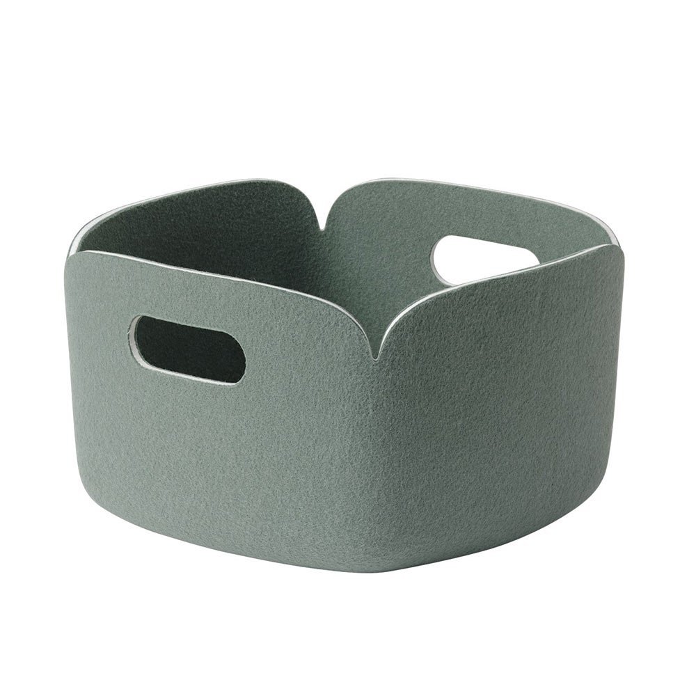 Muuto, Restore Basket Förvaringslåda 28 x 28 cm- Dusty Green Muuto