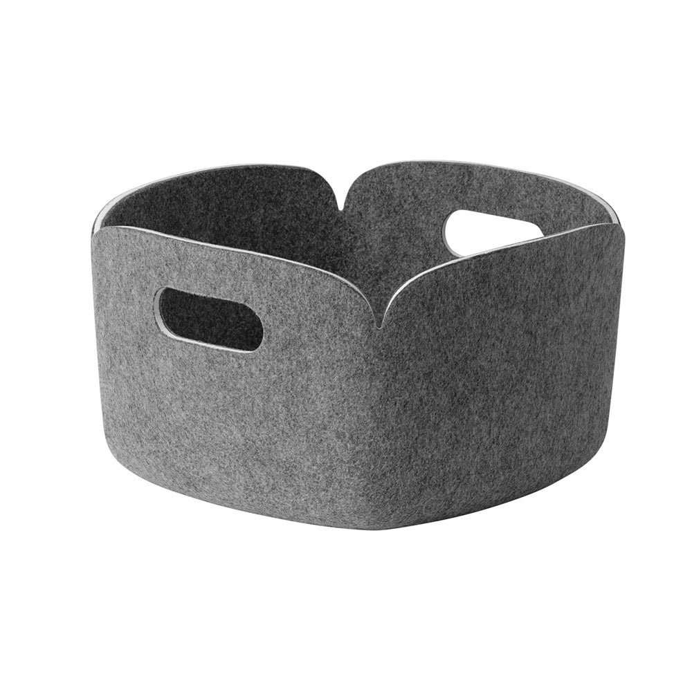 Muuto, Restore Basket Förvaringslåda 28 x 28 cm - Grey Mélange
