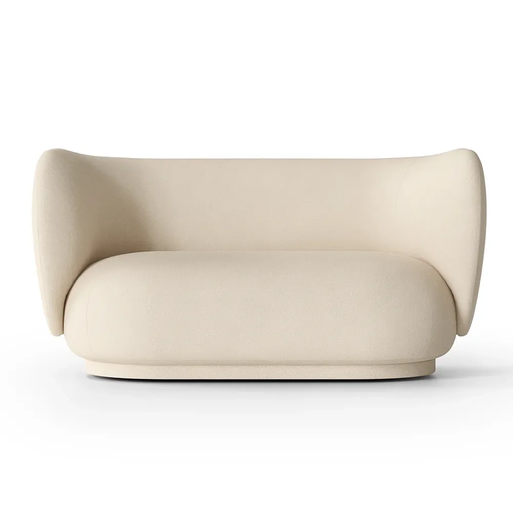 Ferm Living, Rico 2-sits soffa Brushed - Off-White