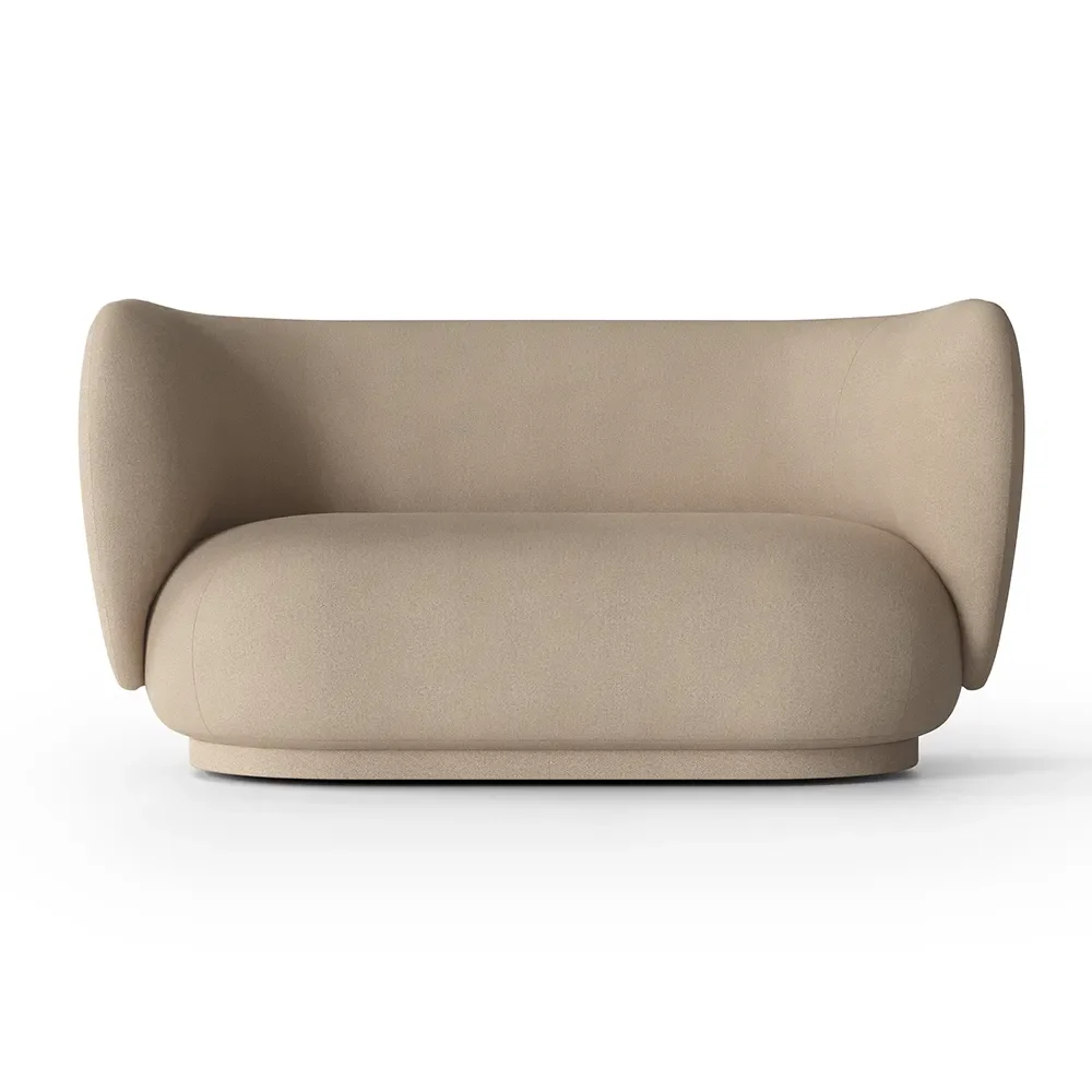 Ferm Living, Rico 2-sits soffa Brushed - Sand