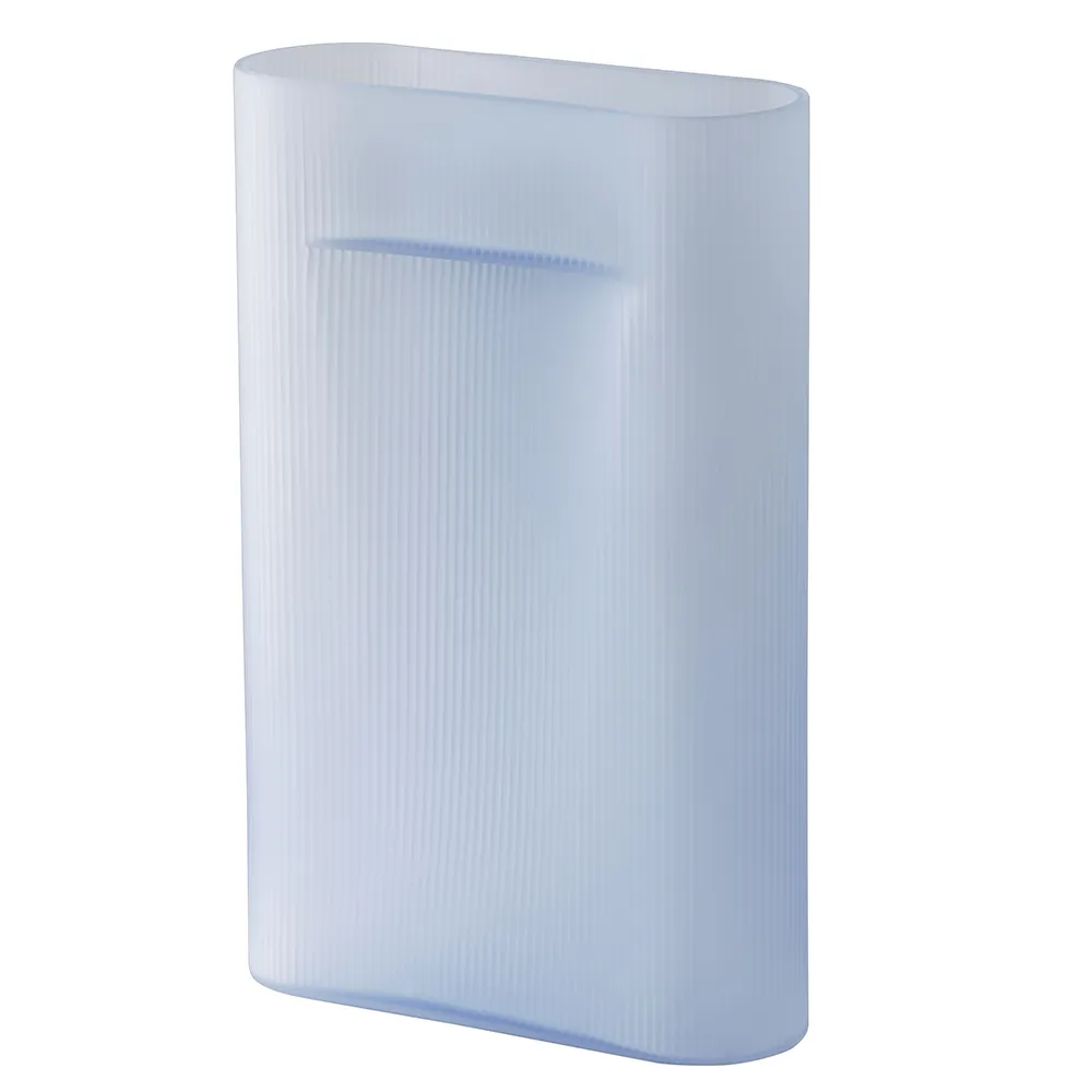 Muuto, Ridge Vas H: 35 cm Light Blue Frosted