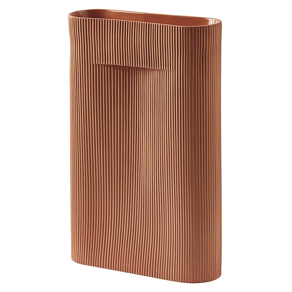 Muuto, Ridge Vas H: 48,5 cm Terracotta
