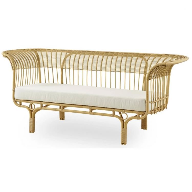 Sika Design, Soffa Belladonna Alu-Rattan Natur