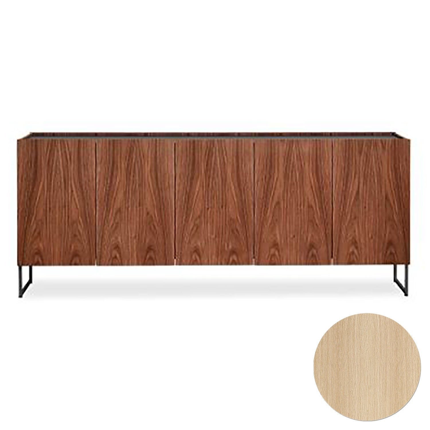 Skovby, Sm405 Skänk Ek Lack 211X43X68Cm