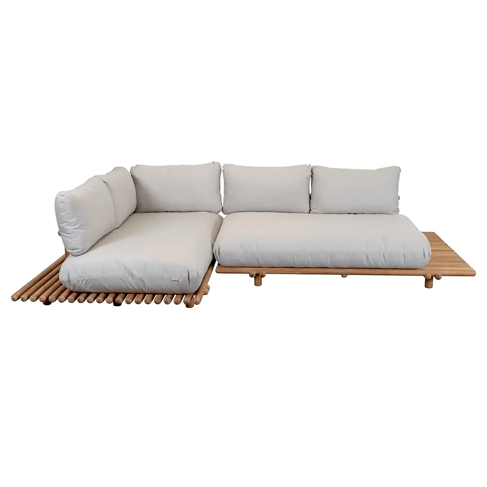 Cane-line, Sticks hörnsoffa Teak/sand