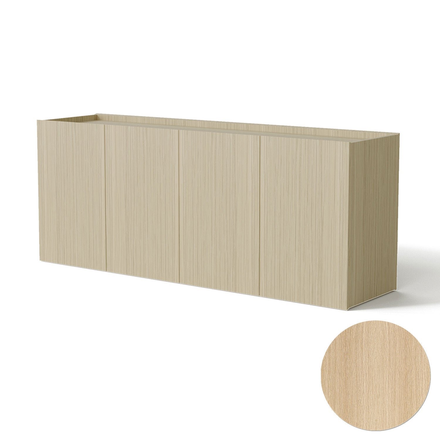 Skovby, Sm404 Skänk Ek Lack 169X43X68Cm