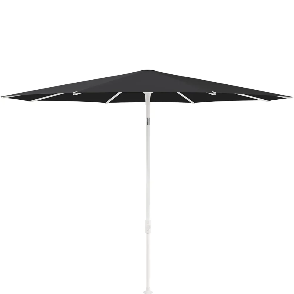 Glatz, Smart parasoll 300 cm matt white Kat.4 408 Black
