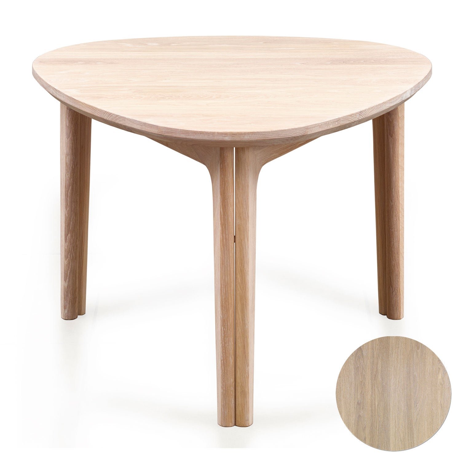 Skovby, Sm206 Soffbord Ek Massiv Vitolja 65X63X43Cm