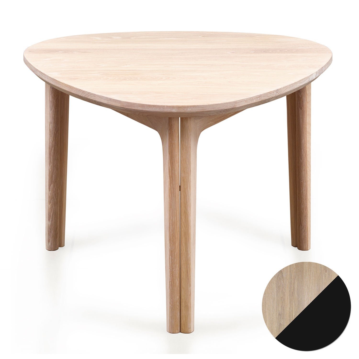 Skovby, Sm207 Soffbord Ek Vitolja/Svart Nanolaminat 65x63x47 cm