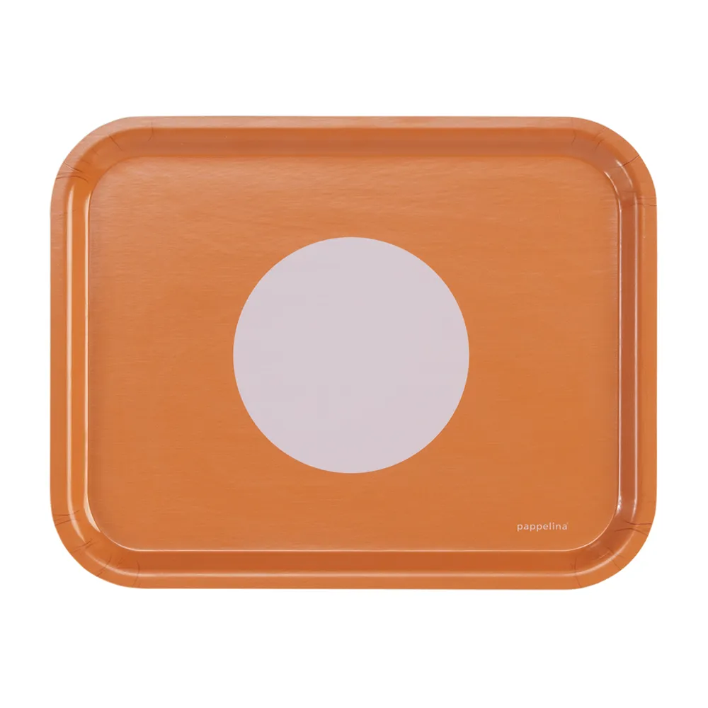 Pappelina, Bricka Vera Pop Medium Pale Orange 28 x 36 cm