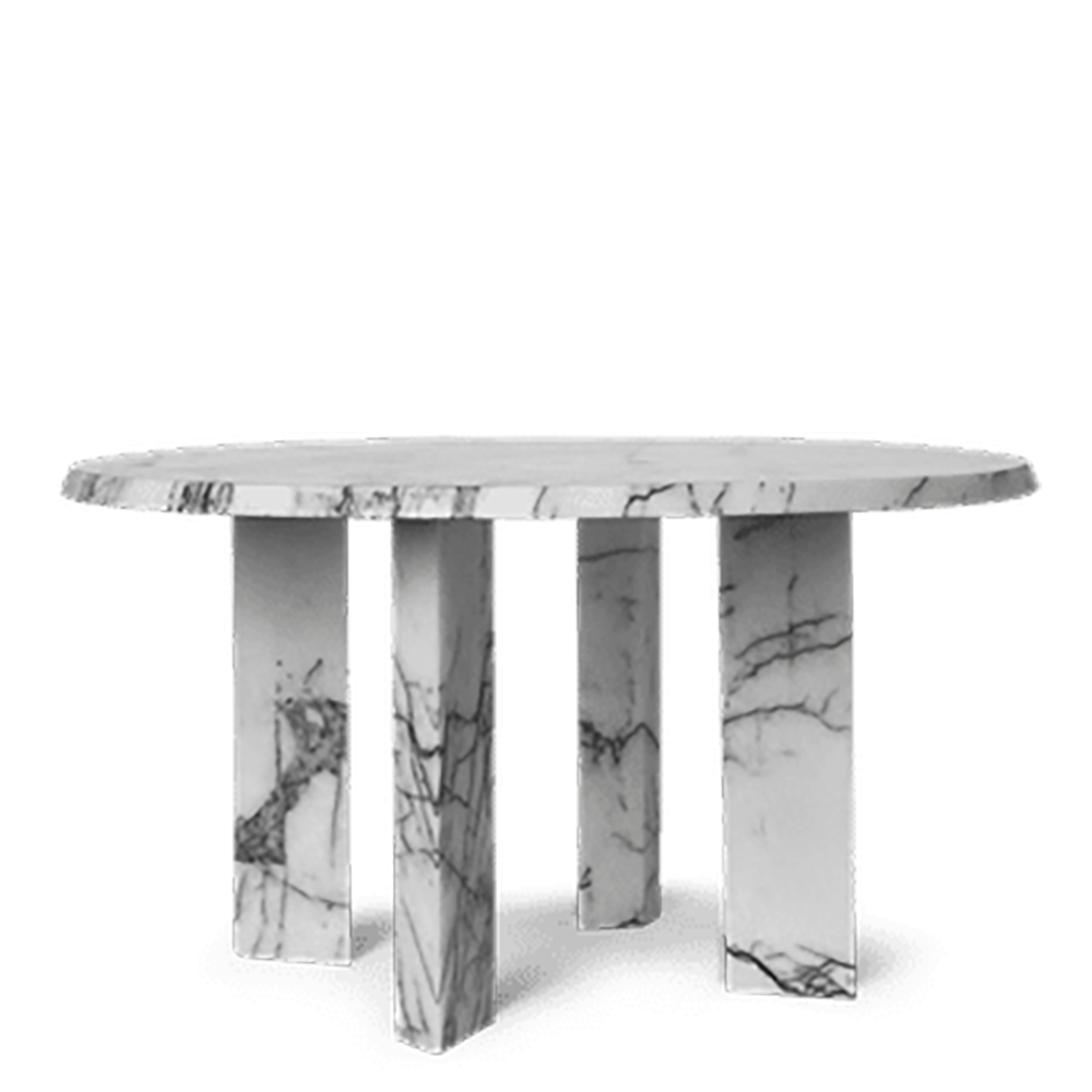 Ferm Living, Taula Soffbord  - White/Charcoal