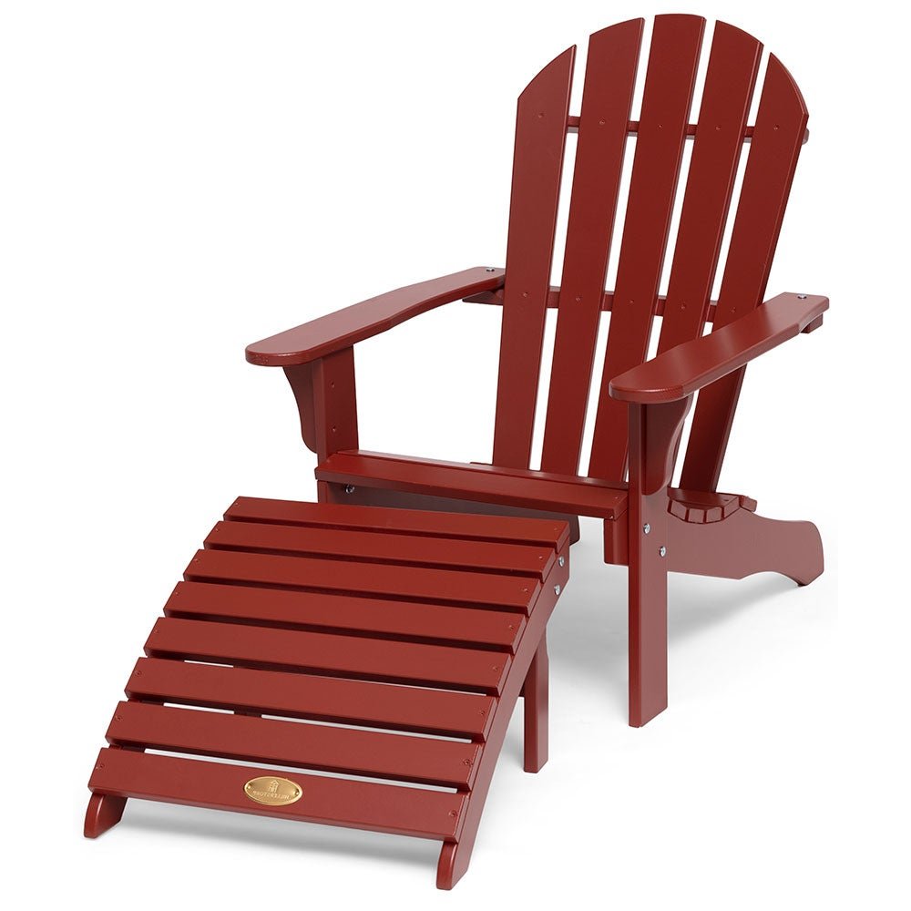 Hillerstorp, Tennessee däckstol inkl. fotpall oxidröd furu