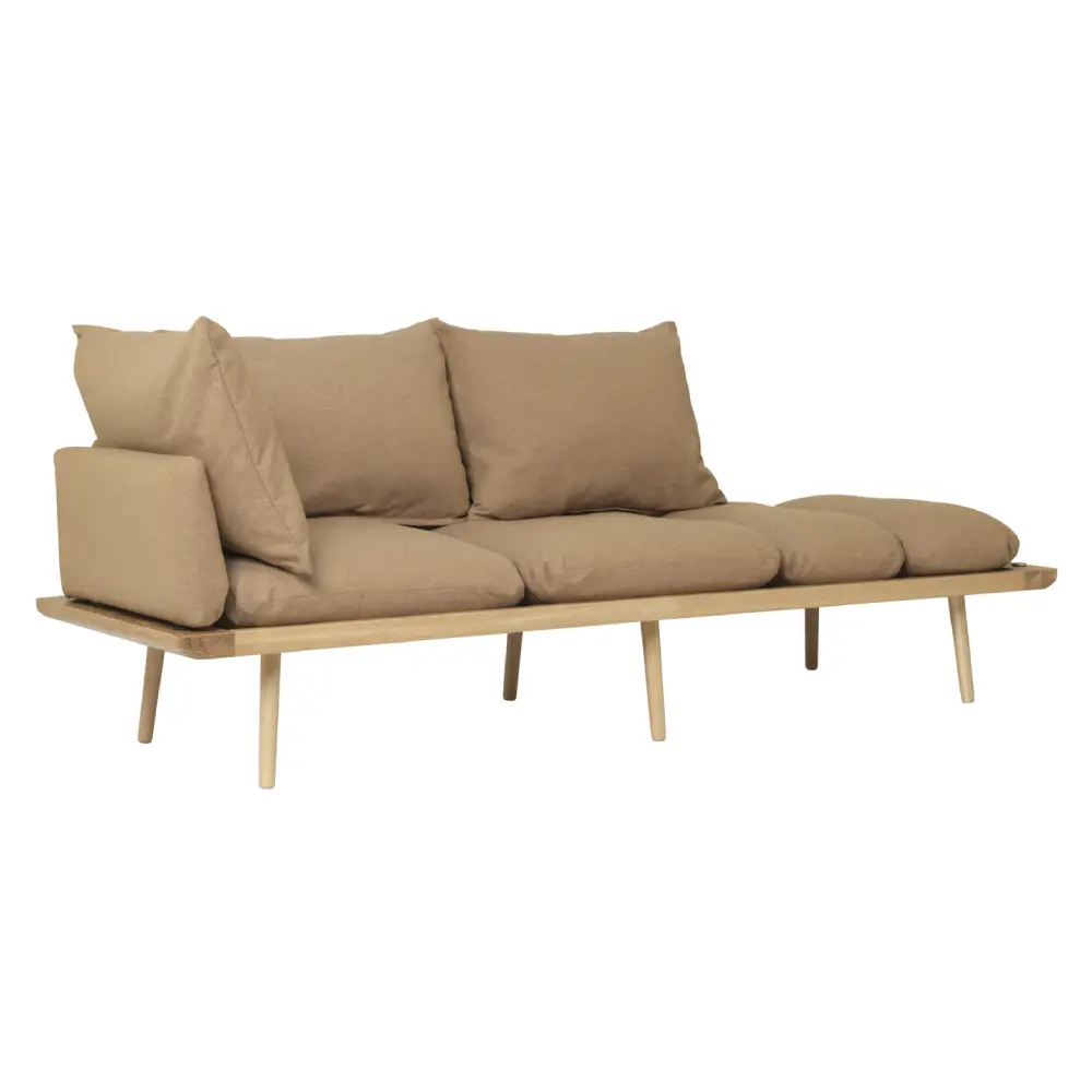 Umage, Lounge Around 3-sits soffa Oak/Sugar Brown