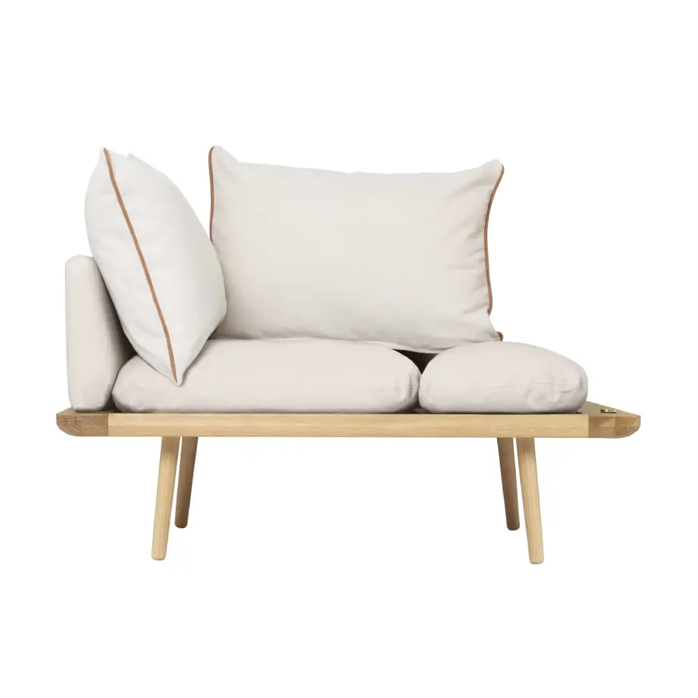 Umage, Lounge Around 1.5-sits soffa Oak/White Sands