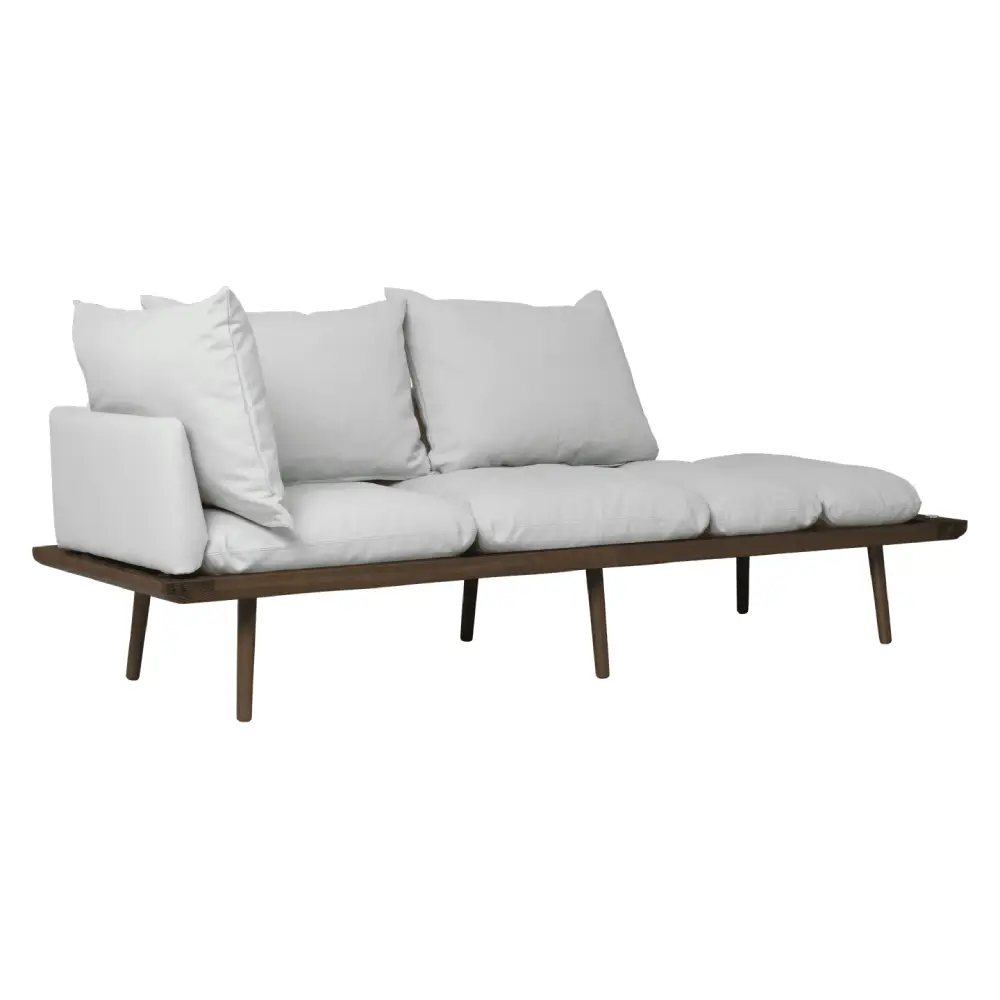Umage, Lounge Around 3-sits soffa Dark Oak/Sterling