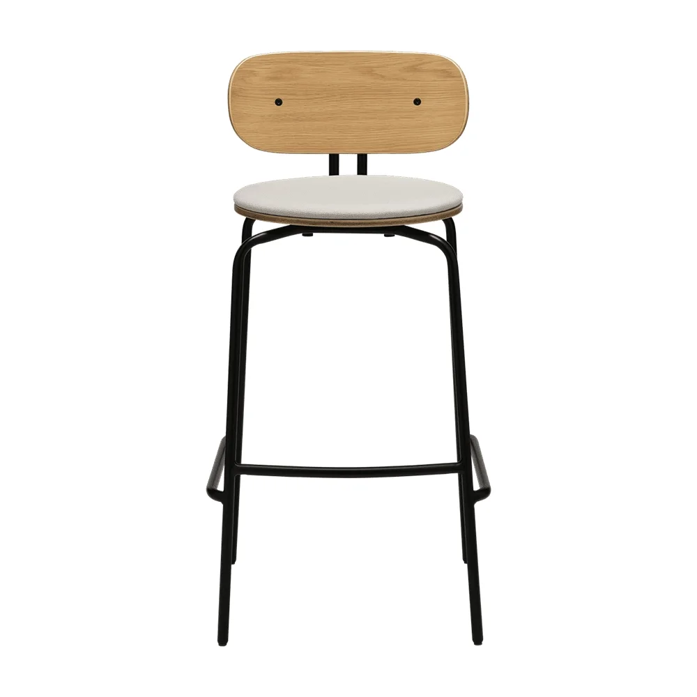 Umage, Curious Barstol Ek/Svart White Sands