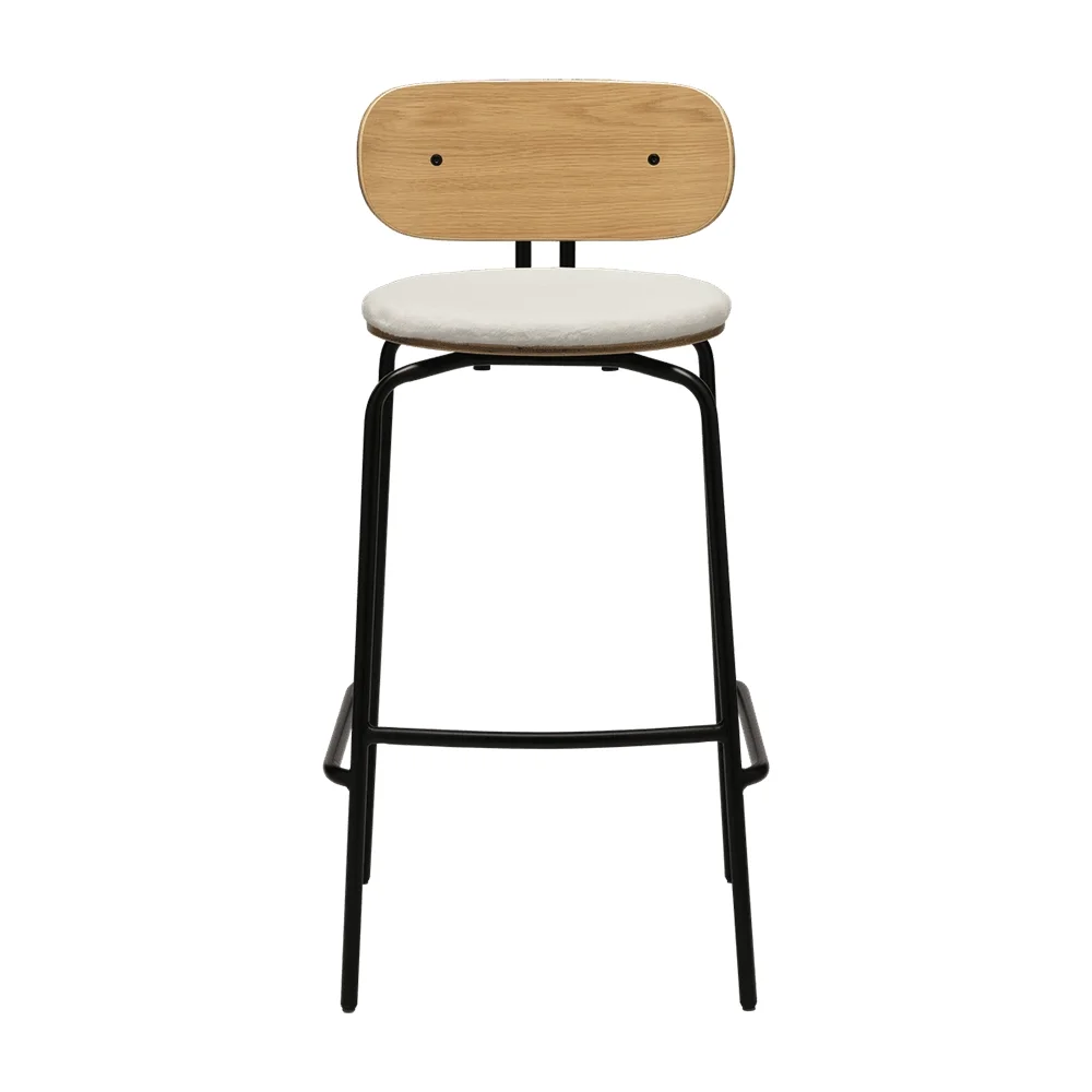 Umage, Curious Barstol Ek/Svart Teddy White