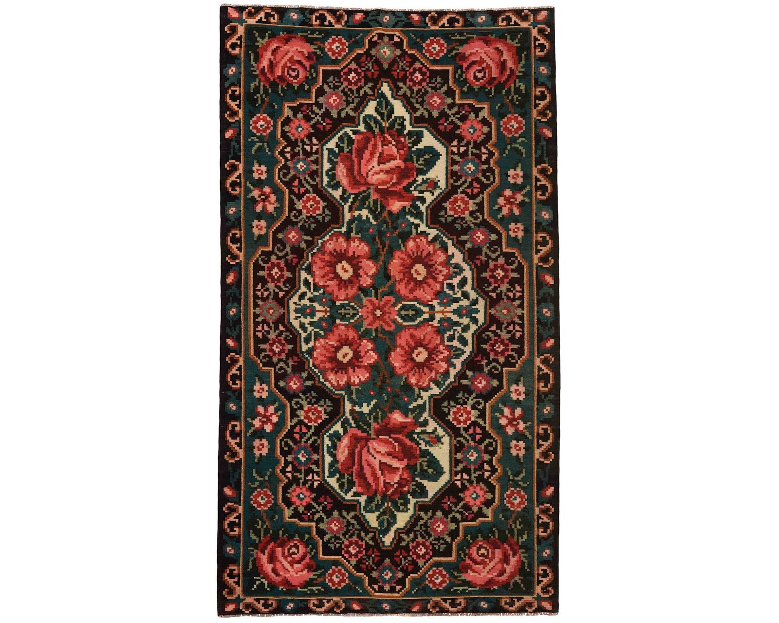 Rose Kelim orientalisk matta 175 x 310 cm