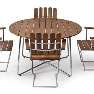 Grythyttan Stålmöbler, Matgrupp 9A & A2 Teak
