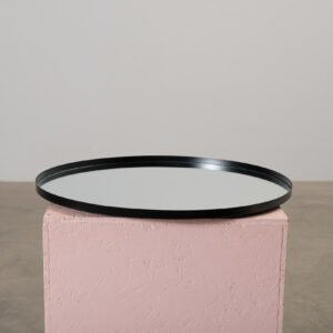 Decotique Edge M01 spegel ø 60 cm svart