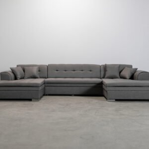 Ventolia U-bäddsoffa grå