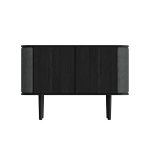 Umage Treasures 2-dörrars skåp svartbetsad ek / Shadow