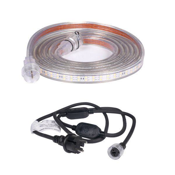 LED-list / Arbetsbelysning AGGE 230V - 1500 lm/m, 3 m, LED-list med nätsladd (4000K)