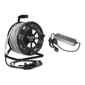 Reservströmkälla AGGE 230V Emergency Power Bank (UPS), Power Bank + LED-list AGGE 230V, 25m