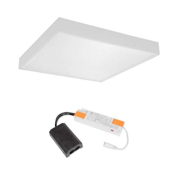LED-panel AGGE Backlit Panel PRO - 40W / 3000K-6000K / Ytmonterad, LED-panel + Drivdon DALI-dimmer