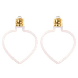 LED-lampa AGGE Carnival E27, 4W, Heart, 2 st