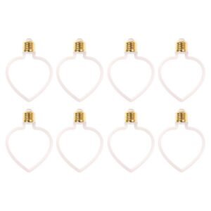 LED-lampa AGGE Carnival E27, 4W, Heart, 8 st