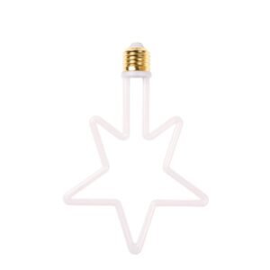 LED-lampa AGGE Carnival E27, 8W, Star, 1 st