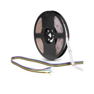LED-list AGGE COB 24V RGB+CCT - 16W/m / 2700-6500K / IP20/IP65, 500 cm / IP20 (torra utrymmen)
