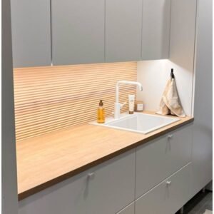 LED-listpaket Bänkbelysning AGGE - Vit profil, 4000K / 250 cm