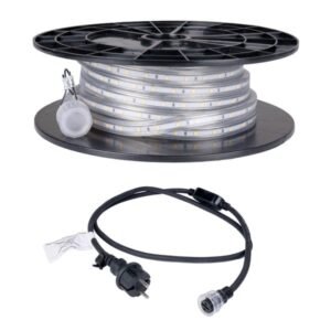 LED-list / Arbetsbelysning AGGE Lite 230V - 400 lm/m, 10 m, LED-list med nätsladd (4000K)