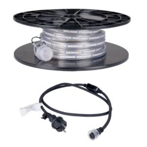 LED-list / Arbetsbelysning AGGE Lite 230V - 400 lm/m, 5 m, LED-list med nätsladd (4000K)