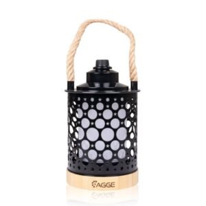 LED-lykta AGGE Radiance, 670 lm, Svart, 360 lm