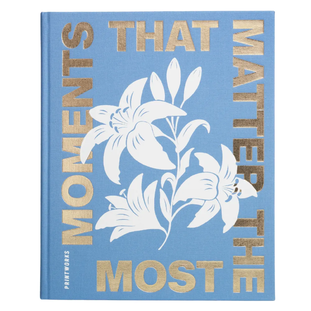Printworks, Fotoalbum - Moments that Matters the Most Blue