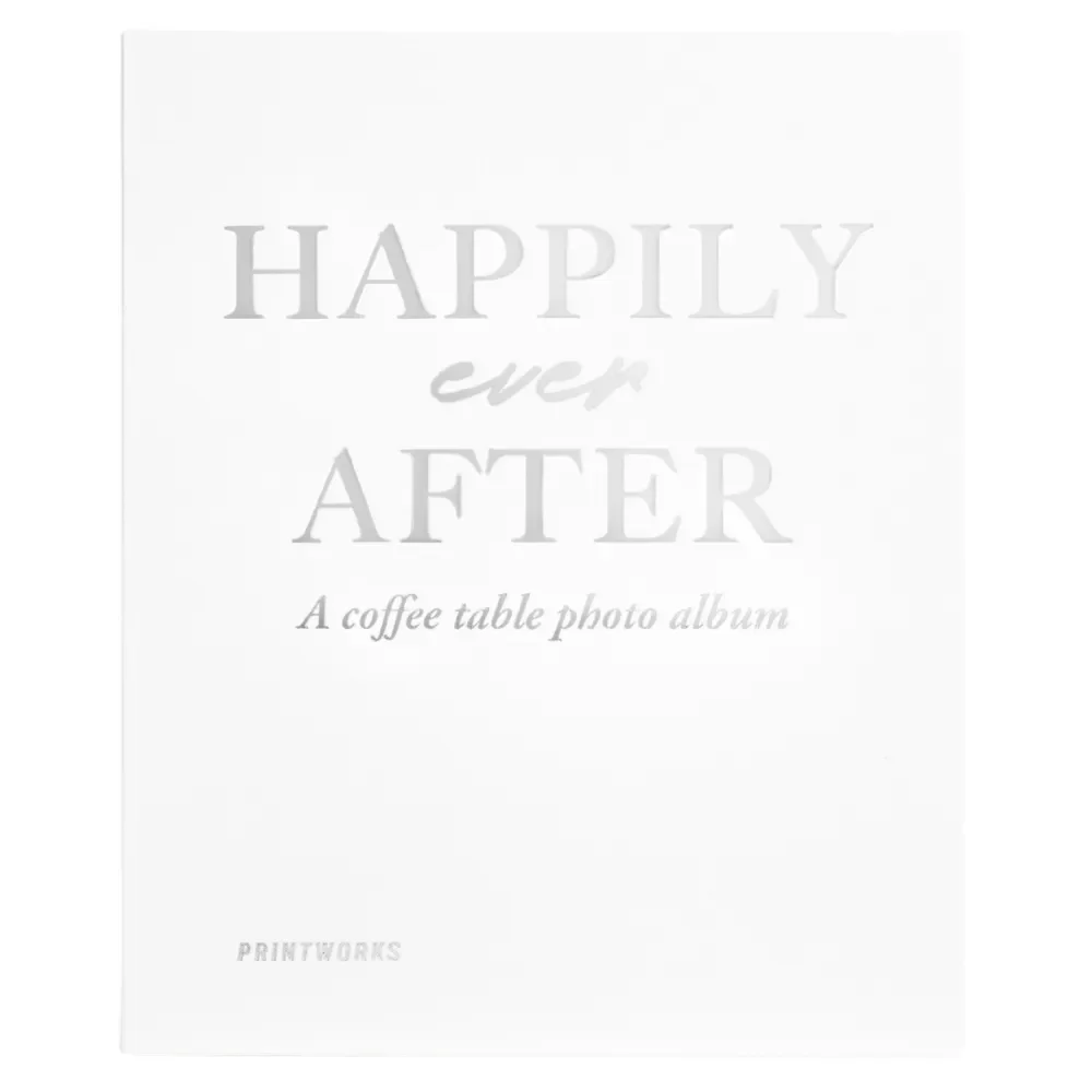 Printworks, Bröllopsfotoalbum Happily Ever After Ivory