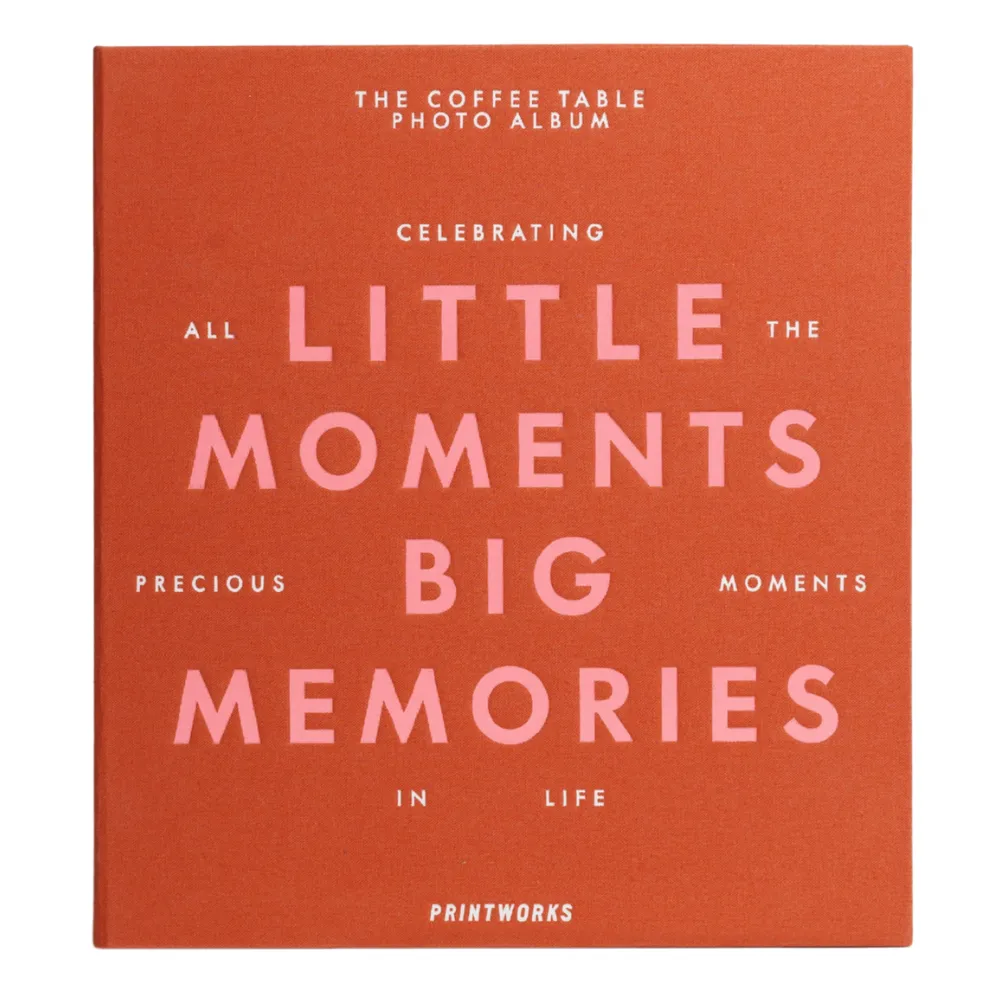 Printworks, Fotoalbum - Little Moments Big Memories, Orange