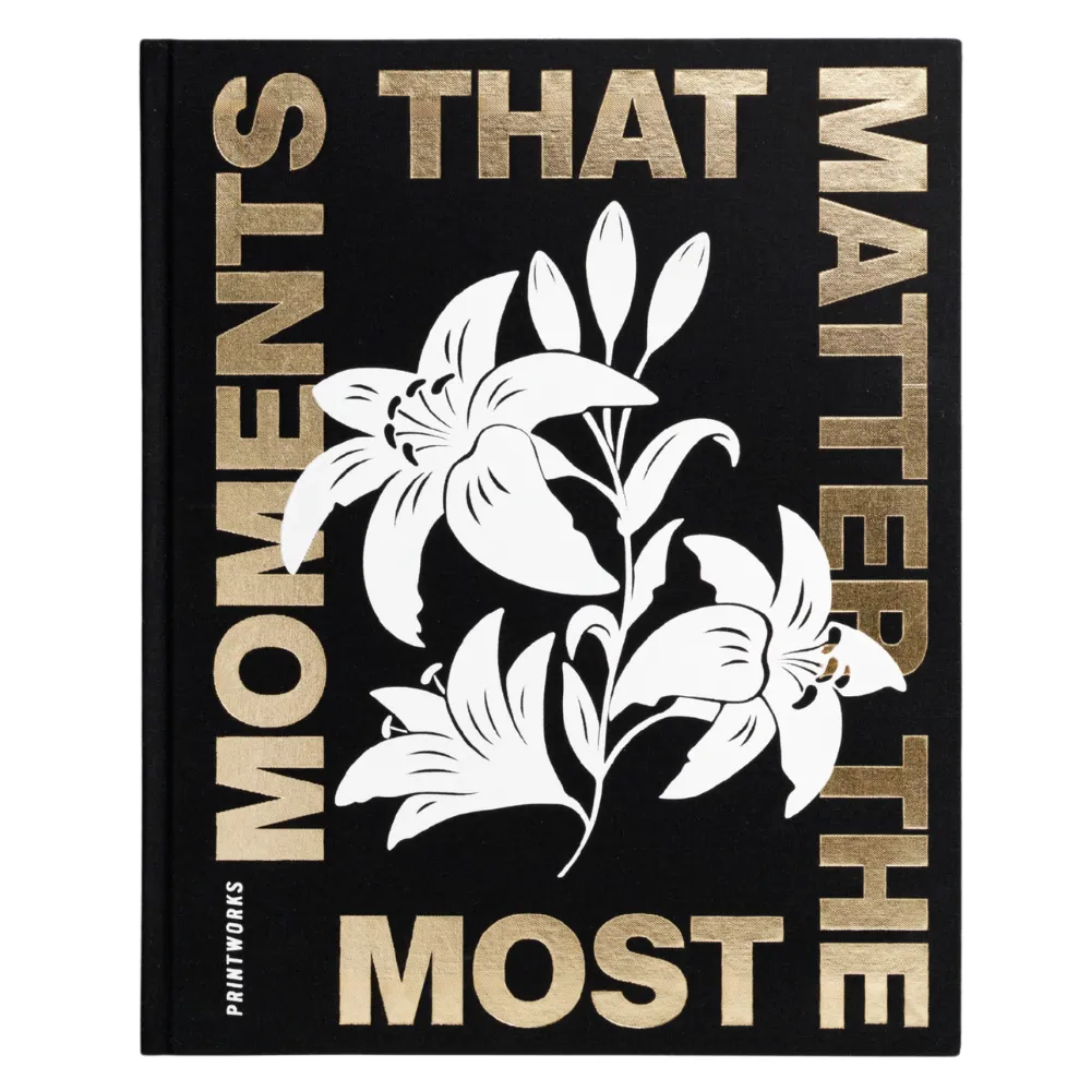 Printworks, Fotoalbum - Moments that Matters the Most Black