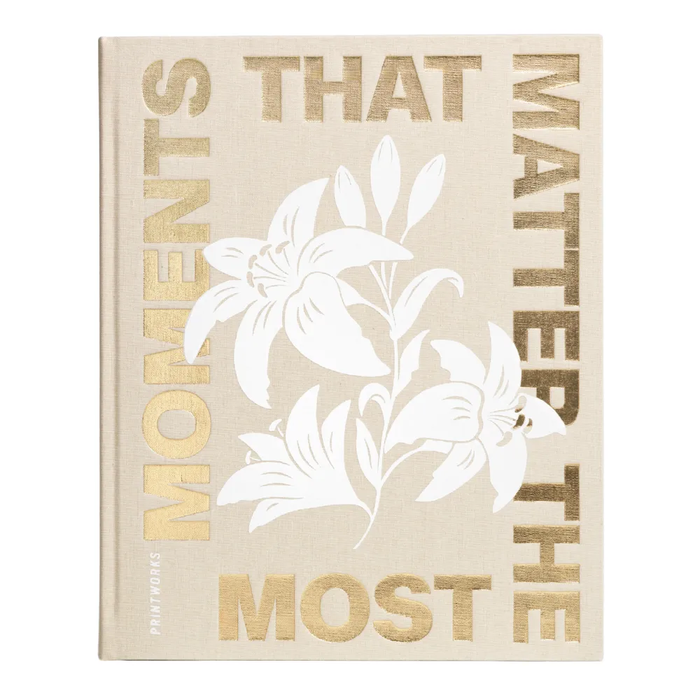 Printworks, Fotoalbum - Moments that Matters the Most Beige
