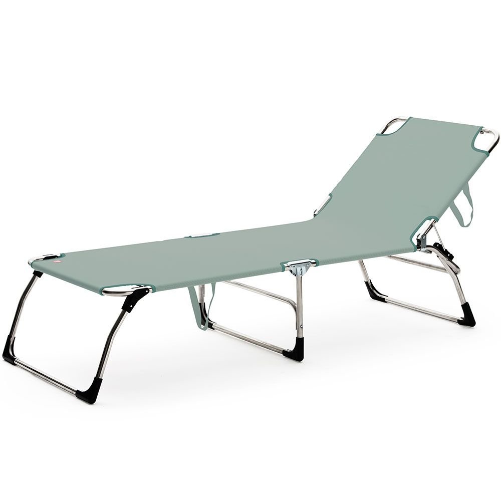 Fiam, Amigo solsäng xxl sage green aluminium/textilene