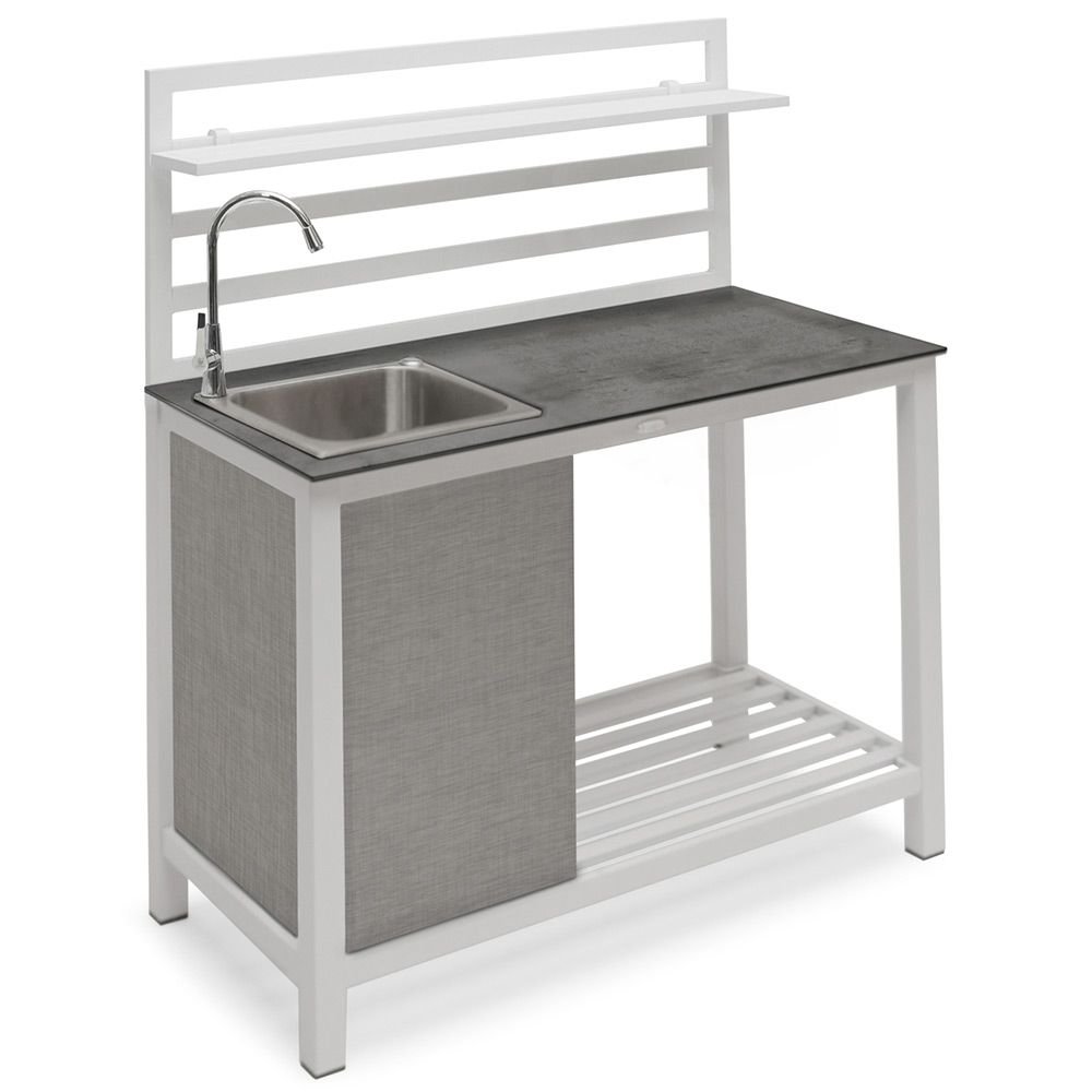 Hillerstorp, Åminne Utekök Med Vask Vit