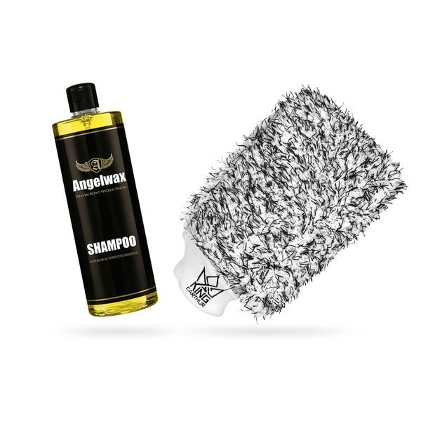 Bilschampo Angelwax Superior Shampoo, 500 ml, 500 ml + Wash mitt